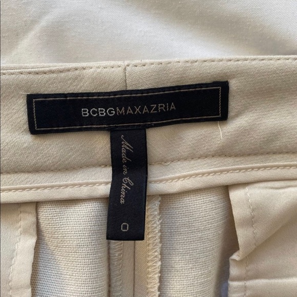 BCBG Cream Trousers - Picture 2 of 4